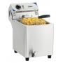Fritteuse 7L mit Ablasshahn