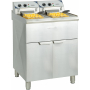 Electric freestanding fryer 2 x 10 liters high efficiency