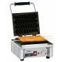 "On stick" Waffle maker single opening 90°