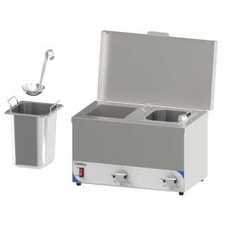 Bain marie à sauce compact 2 cuves