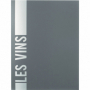 Carte des vins Tendance A4 Gris 4 vues