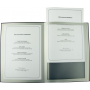 Carte des desserts Classique gris 2 vues