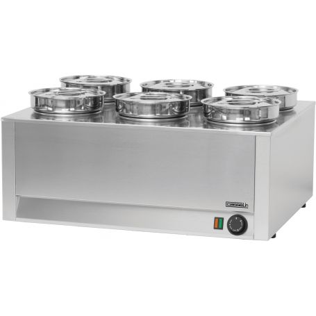 Bain-marie for sauce 6 containers