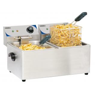 Friteuse électrique 2 x 4L