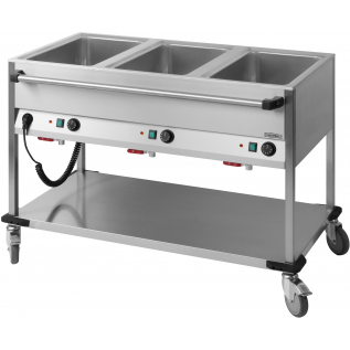 Speisen-Ausgabewagen, 3 x GN 1/1 quer