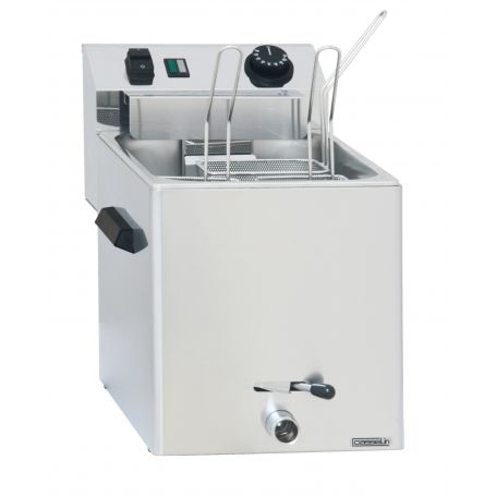 Electric pasta cooker with drain tap3 baskets